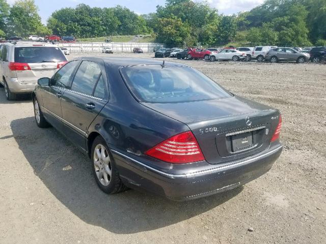 WDBNG84J63A348529 - 2003 MERCEDES-BENZ S 500 4MAT GRAY photo 3