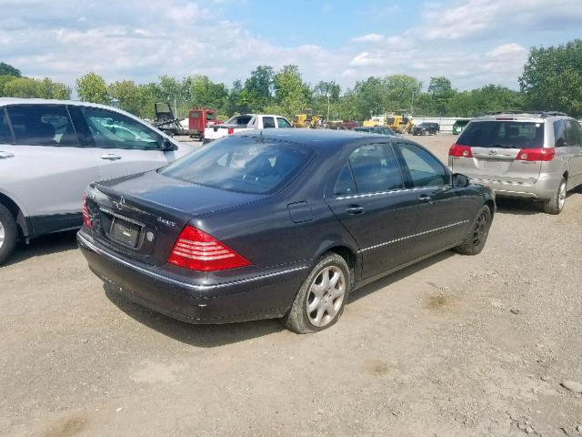 WDBNG84J63A348529 - 2003 MERCEDES-BENZ S 500 4MAT GRAY photo 4