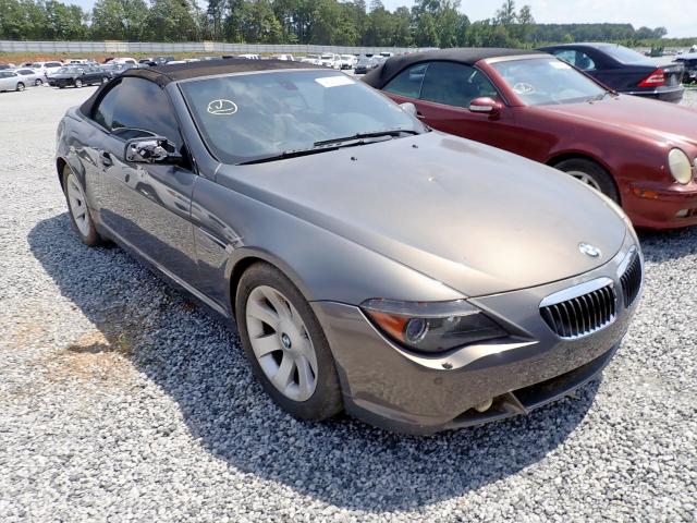 WBAEK13436CN78604 - 2006 BMW 650 I GRAY photo 1