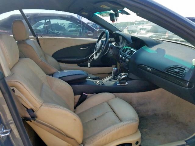 WBAEK13436CN78604 - 2006 BMW 650 I GRAY photo 5