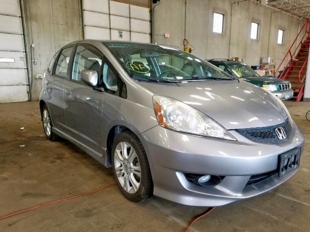 JHMGE87479S065337 - 2009 HONDA FIT SPORT GRAY photo 1