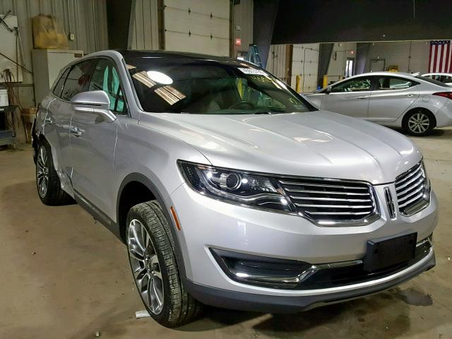 2LMTJ8LR9GBL71556 - 2016 LINCOLN MKX RESERV GRAY photo 1