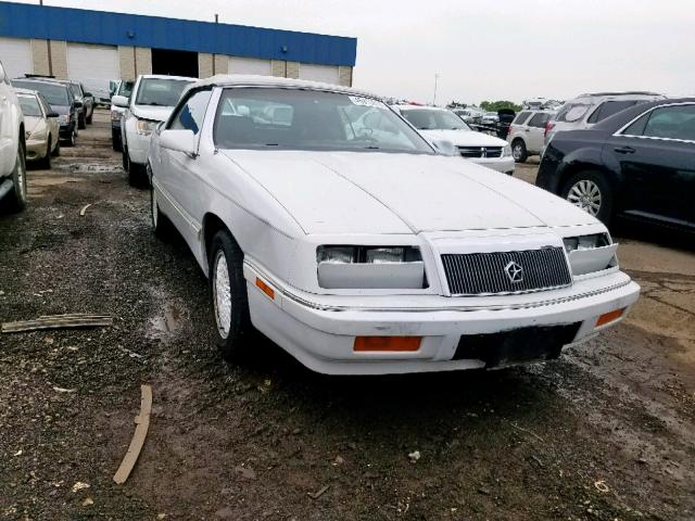 1C3BJ45E0JG412532 - 1988 CHRYSLER LEBARON WHITE photo 1