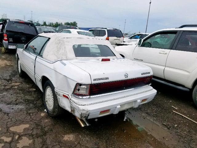 1C3BJ45E0JG412532 - 1988 CHRYSLER LEBARON WHITE photo 3