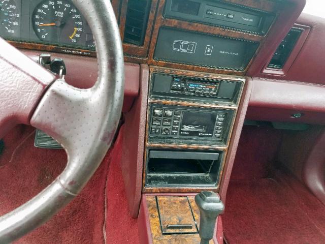 1C3BJ45E0JG412532 - 1988 CHRYSLER LEBARON WHITE photo 9