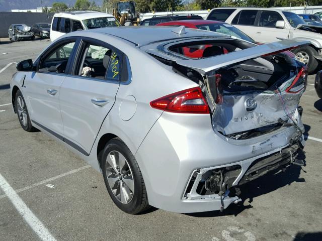 KMHC75LD9JU084832 - 2018 HYUNDAI IONIQ SEL SILVER photo 3