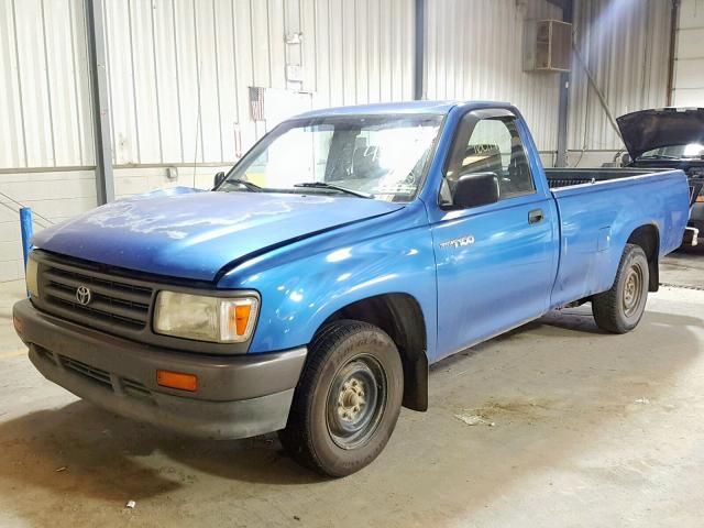 JT4JM11D1T0014185 - 1996 TOYOTA T100 BLUE photo 2