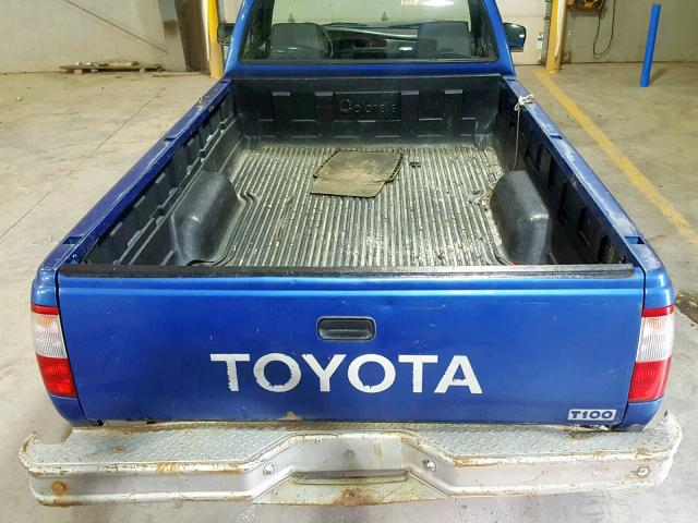 JT4JM11D1T0014185 - 1996 TOYOTA T100 BLUE photo 6