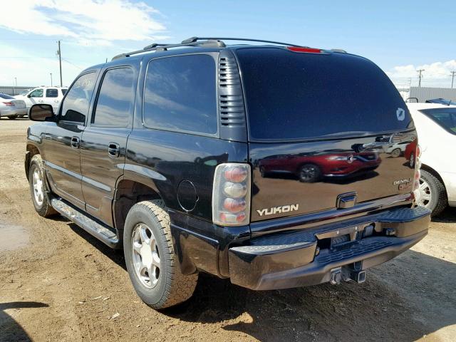 1GKEK63U12J290929 - 2002 GMC DENALI BLACK photo 3