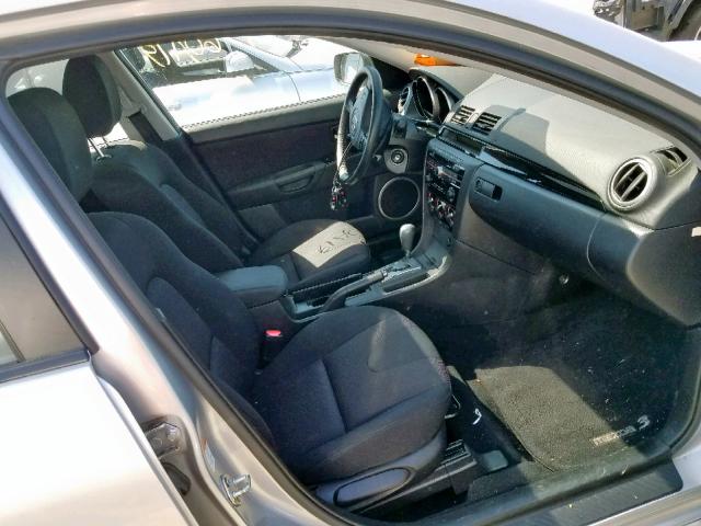 JM1BK344891217045 - 2009 MAZDA 3 S SILVER photo 5