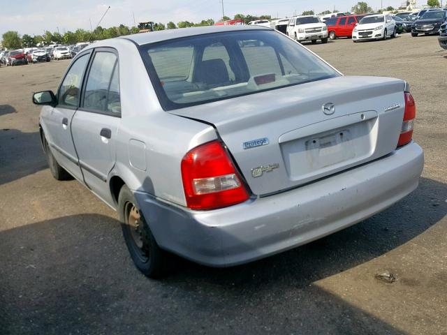 JM1BJ2229Y0266001 - 2000 MAZDA PROTEGE DX GRAY photo 3