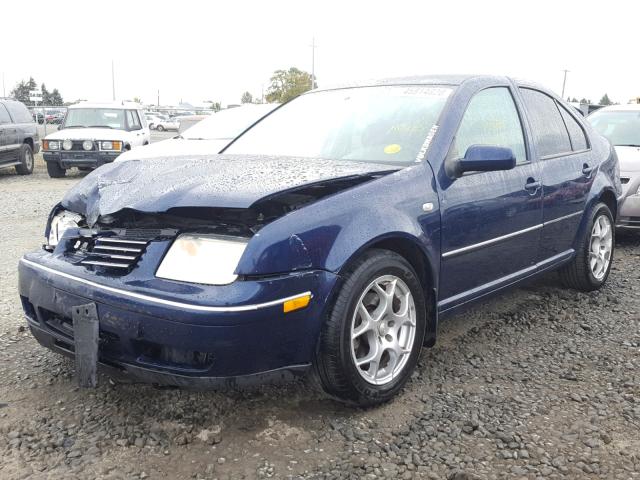 3VWRA69M84M085893 - 2004 VOLKSWAGEN JETTA GL BLUE photo 2