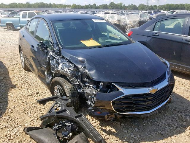 1G1BJ5SM2K7102826 - 2019 CHEVROLET CRUZE BLACK photo 1