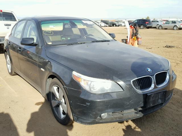 WBANF73536CG66345 - 2006 BMW 530 XI BLACK photo 1