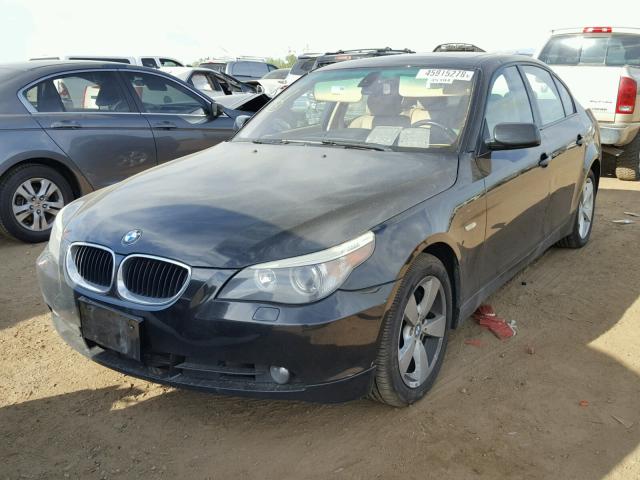 WBANF73536CG66345 - 2006 BMW 530 XI BLACK photo 2