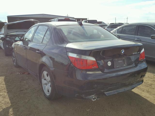 WBANF73536CG66345 - 2006 BMW 530 XI BLACK photo 3