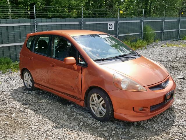 JHMGD38647S063418 - 2007 HONDA FIT S BROWN photo 1