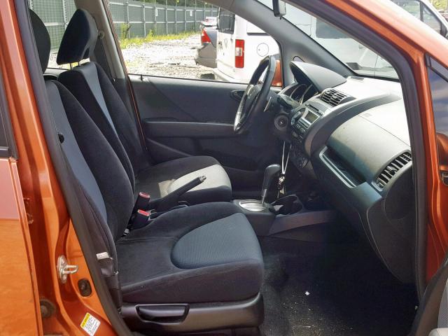 JHMGD38647S063418 - 2007 HONDA FIT S ყავისფერი ფოტო 5
