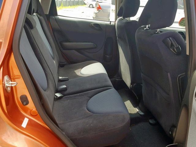 JHMGD38647S063418 - 2007 HONDA FIT S ყავისფერი ფოტო 6