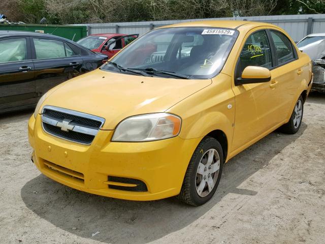 KL1TD566X7B139858 - 2007 CHEVROLET AVEO BASE Сары фото 2