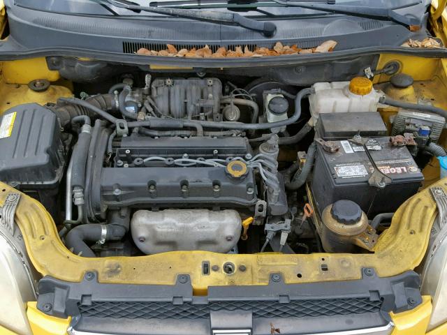 KL1TD566X7B139858 - 2007 CHEVROLET AVEO BASE Сары фото 7