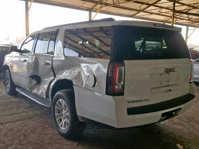 1GKS2GKC0HR179137 - 2017 GMC YUKON XL K WHITE photo 3