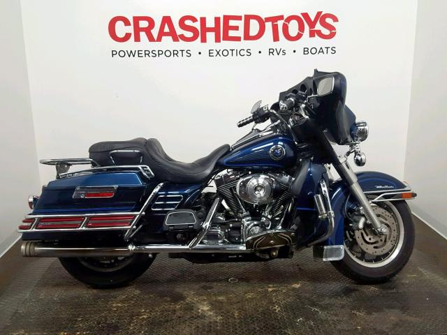 1HD1FCW152Y622438 - 2002 HARLEY-DAVIDSON FLHTCUI BLUE photo 1