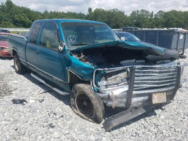 2GTEC19K4R1576764 - 1994 GMC SIERRA C15 GREEN photo 1