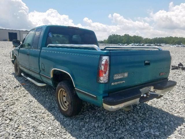 2GTEC19K4R1576764 - 1994 GMC SIERRA C15 GREEN photo 3