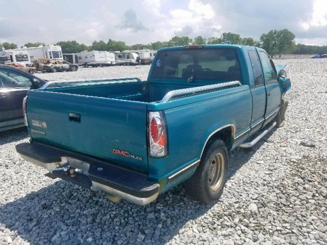 2GTEC19K4R1576764 - 1994 GMC SIERRA C15 GREEN photo 4