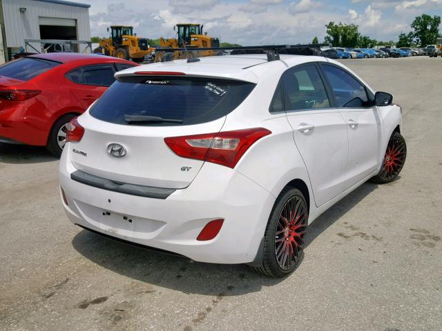 KMHD35LH0GU273770 - 2016 HYUNDAI ELANTRA GT WHITE photo 4