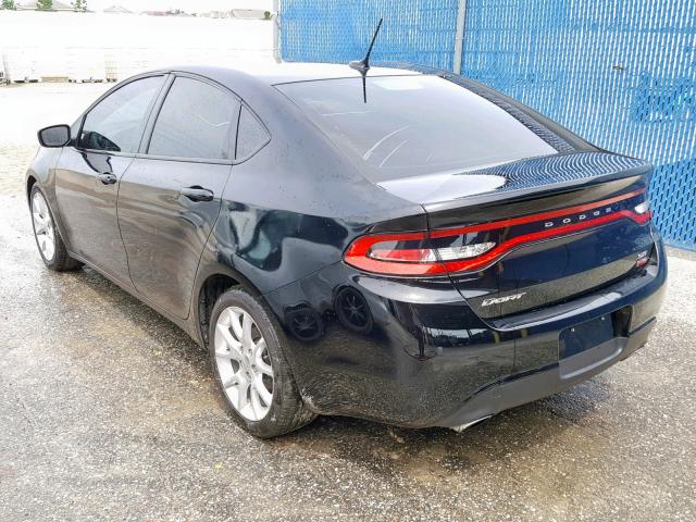 1C3CDFBHXDD133598 - 2013 DODGE DART SXT BLACK photo 3