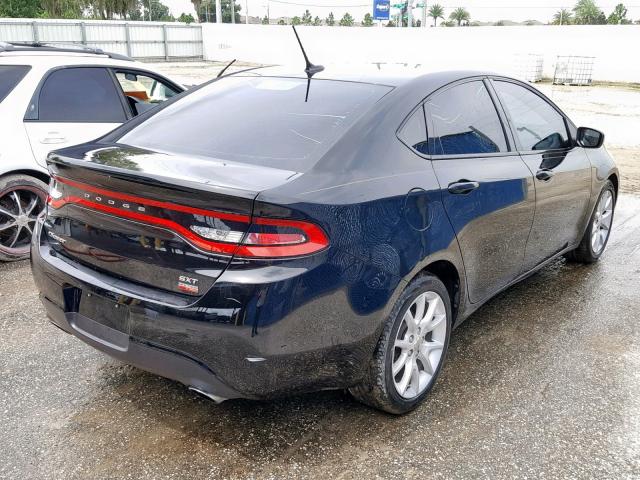 1C3CDFBHXDD133598 - 2013 DODGE DART SXT BLACK photo 4