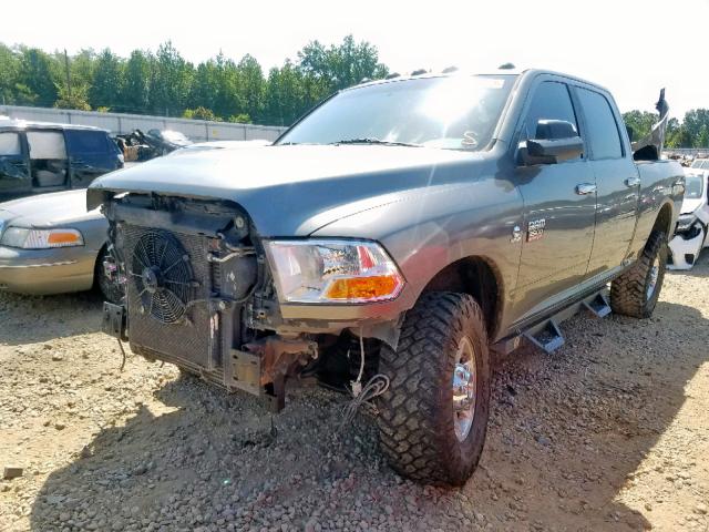 3D7UT2CL9AG166515 - 2010 DODGE RAM 2500 GRAY photo 2