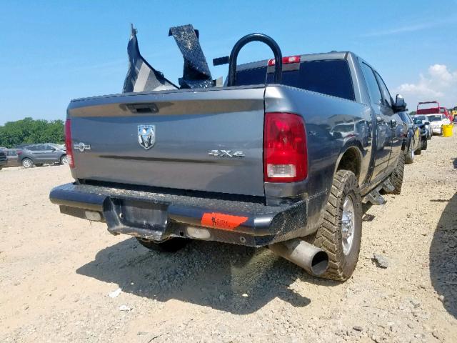 3D7UT2CL9AG166515 - 2010 DODGE RAM 2500 GRAY photo 4