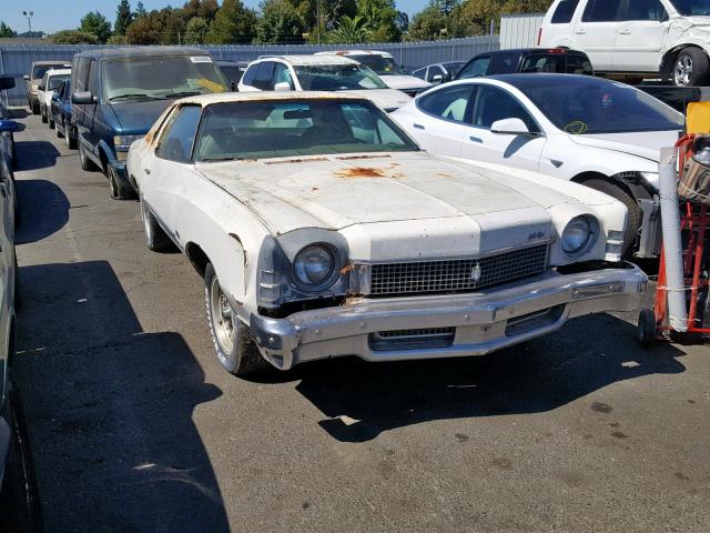 1H57K3Z421351 - 1973 CHEVROLET MONTE CARL WHITE photo 1