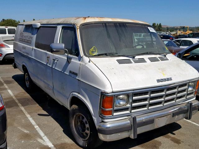 2B7HB21Y6PK519771 - 1993 DODGE RAM VAN B2 WHITE photo 1