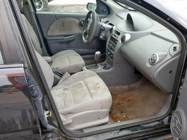 1G8AJ55F27Z168900 - 2007 SATURN ION LEVEL BLACK photo 5