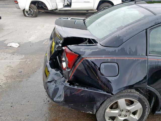 1G8AJ55F27Z168900 - 2007 SATURN ION LEVEL BLACK photo 9