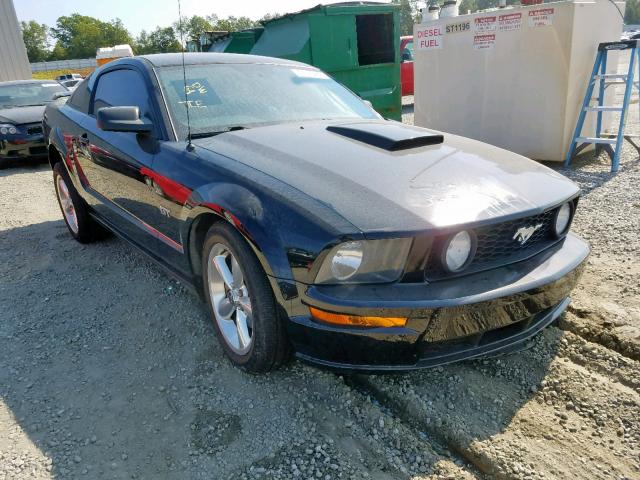 1ZVFT82H575202992 - 2007 FORD MUSTANG GT BLACK photo 1