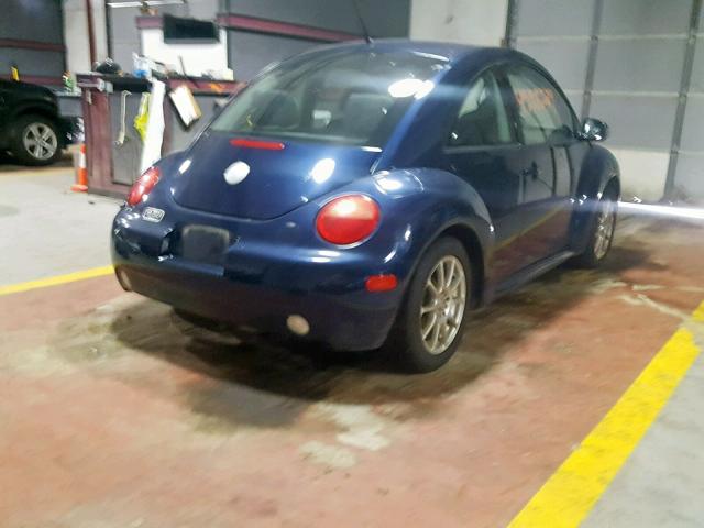 3VWBK21C34M403736 - 2004 VOLKSWAGEN NEW BEETLE ლურჯი ფოტო 4