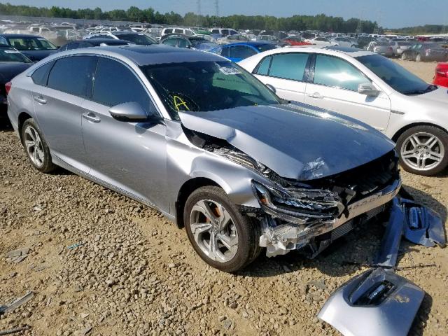 1HGCV1F58JA131861 - 2018 HONDA ACCORD EXL SILVER photo 1