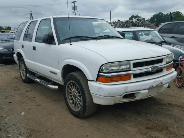 1GNDT13X24K134100 - 2004 CHEVROLET BLAZER WHITE photo 1