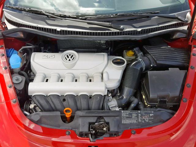 3VWSF31Y56M315876 - 2006 VOLKSWAGEN NEW BEETLE წითელი ფოტო 7