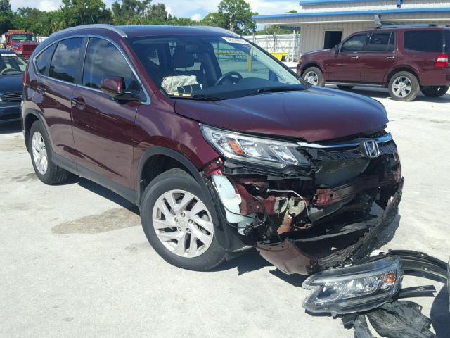 2HKRM3H76FH546781 - 2015 HONDA CR-V EXL RED photo 1