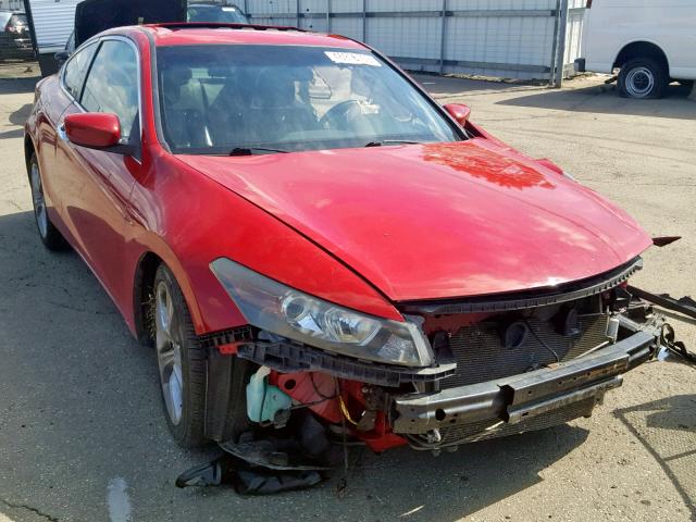 1HGCS2B87BA004678 - 2011 HONDA ACCORD EXL RED photo 1