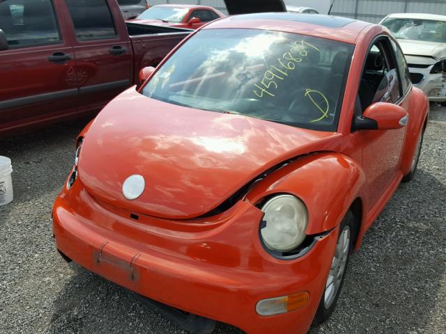 3VWCK21C84M402988 - 2004 VOLKSWAGEN NEW BEETLE ნარინჯისფერი ფოტო 2