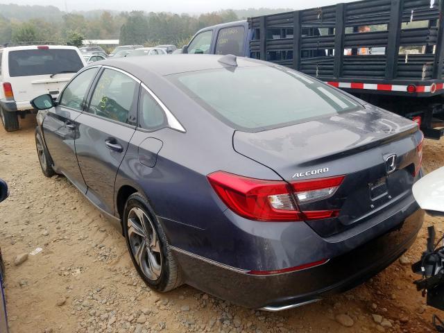 1HGCV1F5XJA110042 - 2018 HONDA ACCORD EXL GRAY photo 3