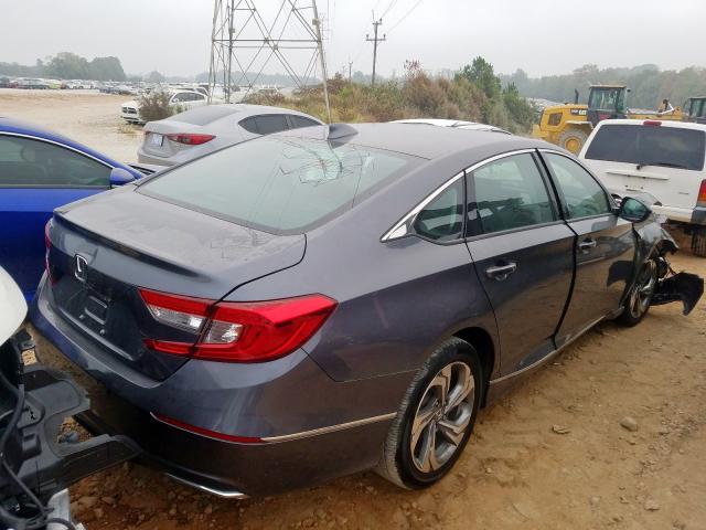 1HGCV1F5XJA110042 - 2018 HONDA ACCORD EXL GRAY photo 4