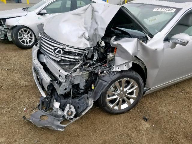 JTHBK1EG9B2416679 - 2011 LEXUS ES 350 SILVER photo 9